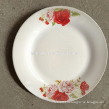 Placa china de porcelana con placa de 8 pulgadas